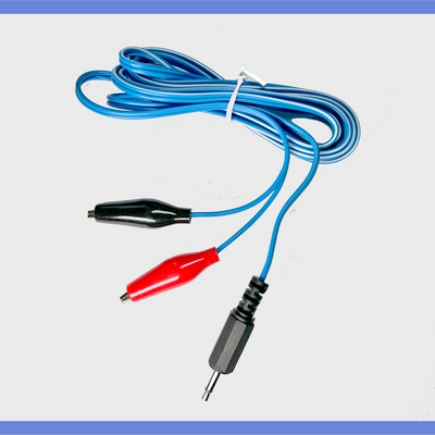 Alligator clips with 3.5mm metal connector